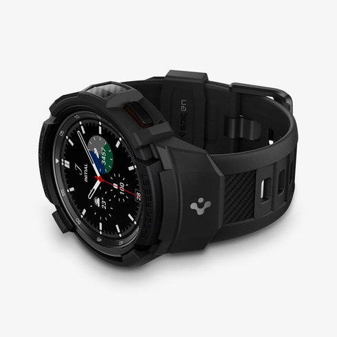 ACS06488 - Galaxy Watch 6 Classic (47mm) Case Rugged Armor Pro in black showing the front